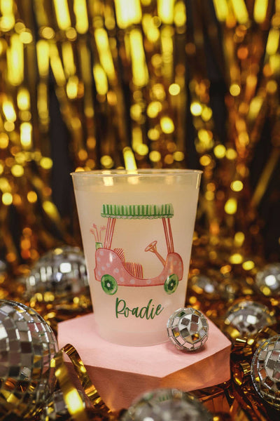 Pink Roadie Frosted Cups