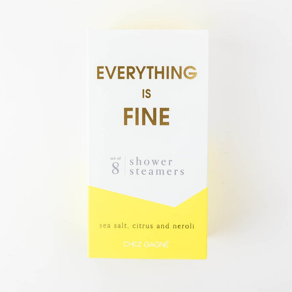 single box of everything is fine shower steamer set