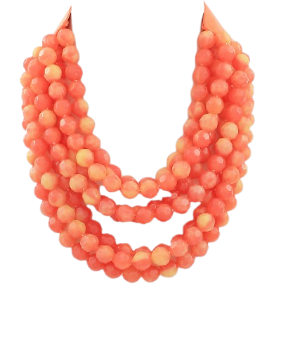Orange Chunky Necklace
