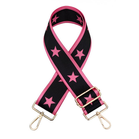 Black & Pink Strap w/ Stars