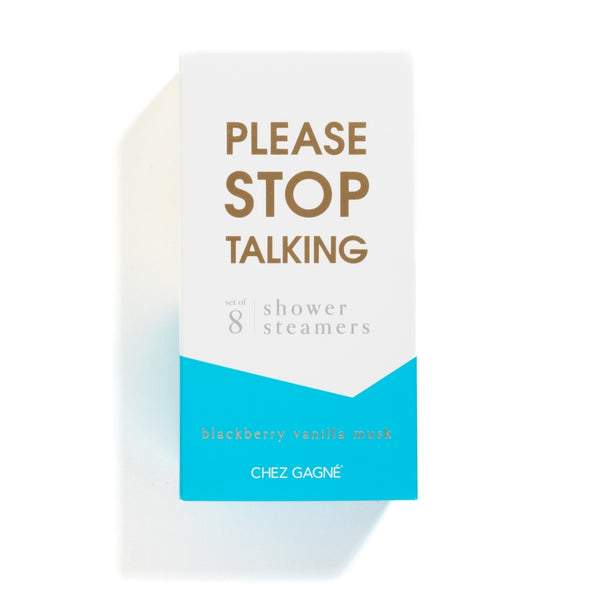 single box of the please stop talking shower steamers