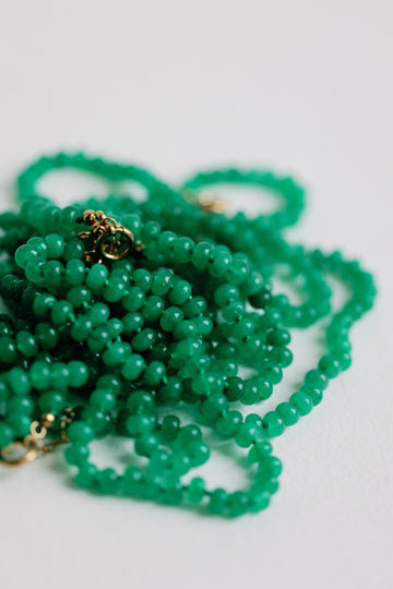 Genuine Jade Candy Necklace