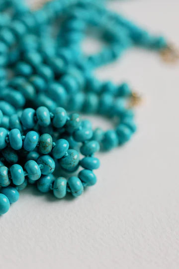Genuine Turquoise Candy Necklace