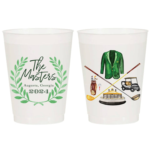 The 2024 Masters Collage Frosted Cups