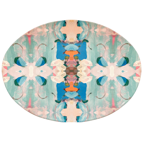 Laura Park - Monet's Garden Melamine Platter