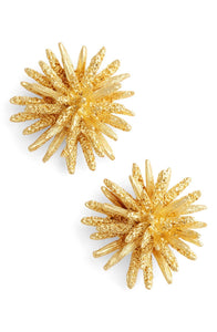 Gold Starburst Studs