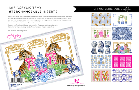 Acrylic Tray - Chinoiserie Vol. 2 Inserts