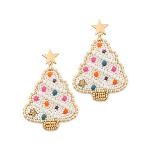 White Christmas Trees