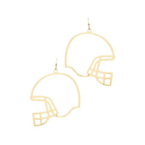 Gold Football Helmets